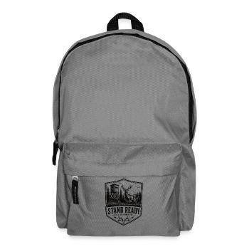 Stand Ready Hunting Motif - Backpack - elephant grey - Front