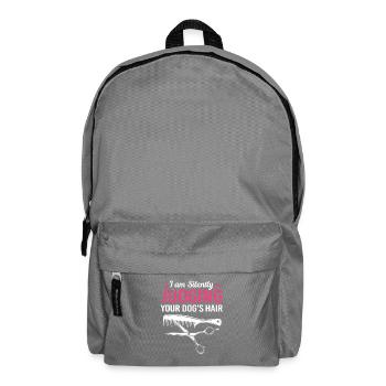 Dog groomer - Backpack - elephant grey - Front