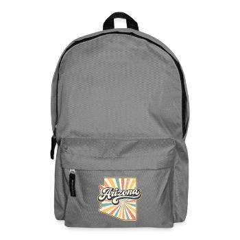 Arizona Retro Sunburst-Skript - Rucksack - Mittelgrau - Vorne