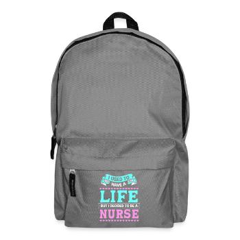 Notfall Krankenschwester - Rucksack - Mittelgrau - Vorne
