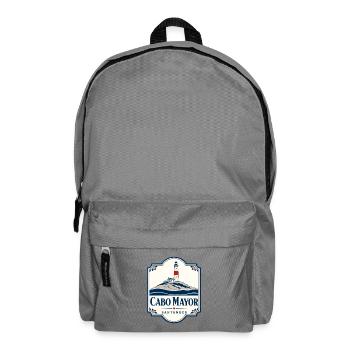 Cabo Mayor Santander Lighthouse Northern Spain Tra - Backpack - elephant grey - Front