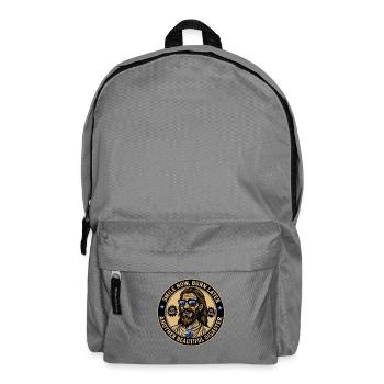 Lunettes de soleil Jésus : souriez maintenant brûlez plus tard - Sac à dos - gris éléphant - Devant