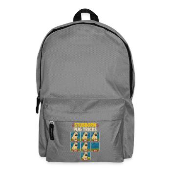 Sturer Mops Tricks - Rucksack - Mittelgrau - Vorne