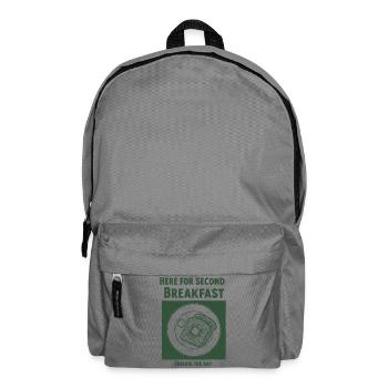 Breakfast Here For Second Breakfast Fueling - Backpack - elephant grey - Front