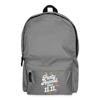 Karneval Party Kölner Animal Since 11.11. Köln - Backpack - elephant grey - Front