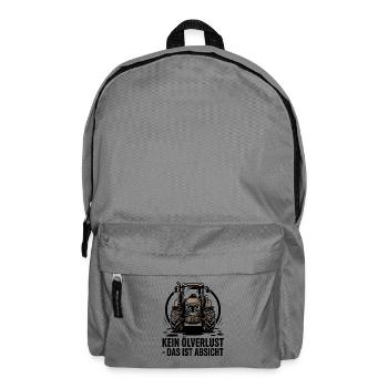  Kein Ölverlust Das Ist Absicht Lustiger Traktor - Rucksack - Mittelgrau - Vorne