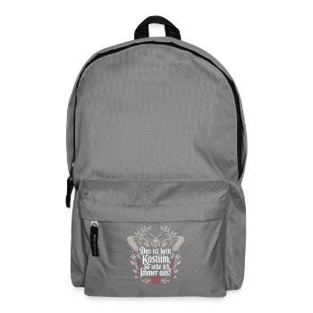 Karneval Das Ist Kein Kostüm Fasching Halloween - Rucksack - Mittelgrau - Vorne