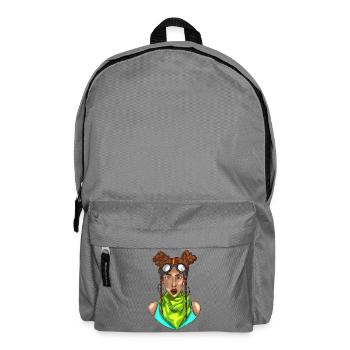Aventurière goggles néon - Sac à dos - gris éléphant - Devant