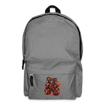 Ours de lave Héros Câlin - Sac à dos - gris éléphant - Devant