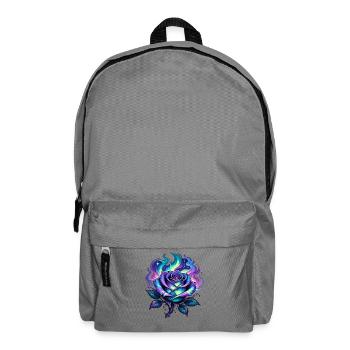 Flamme de Feu de Rose Néon - Sac à dos - gris éléphant - Devant