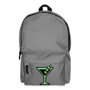 Cocktail Glass Summer Drink Vacances de garçon pour filles - Sac à dos - gris éléphant - Devant
