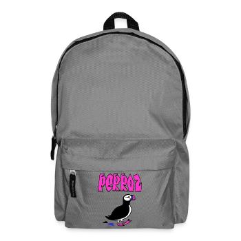 Perroz macareux - Sac à dos - gris éléphant - Devant