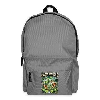Bachelor Party Mojito Cocktail Bartender - Backpack - elephant grey - Front