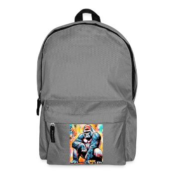 gorilla - Backpack - elephant grey - Front
