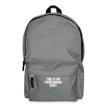 Programmers – Coding Developers & Computer Scientists - Backpack - elephant grey - Front