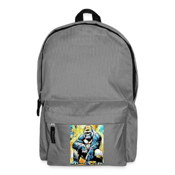 gorilla - Backpack - elephant grey - Front