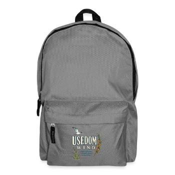 Usedom Wind – Coastal Love on the Baltic Sea - Backpack - elephant grey - Front
