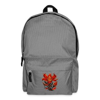 Plante Phénix Fleurs de Flamme - Sac à dos - gris éléphant - Devant