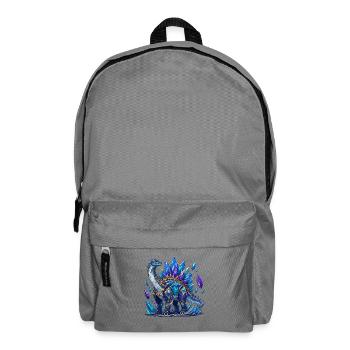 Dragon de Cristal Bleu de Glace - Sac à dos - gris éléphant - Devant