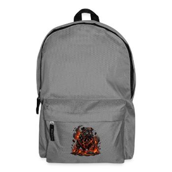 Bouledogue de Lave aux Griffes de Feu - Sac à dos - gris éléphant - Devant