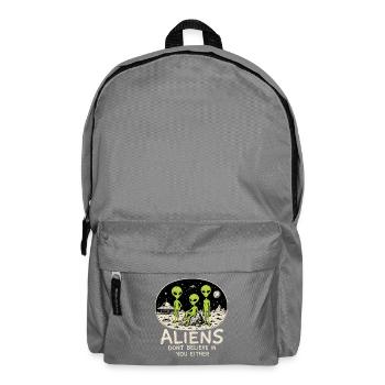Les extraterrestres ne croient pas en toi non plus - Sac à dos - gris éléphant - Devant