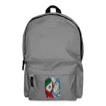 Proud of the flags of Mexico and Guatemala - Backpack - elephant grey - Front