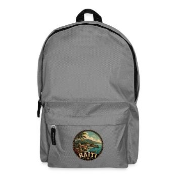 Haiti Holidays Citadelle la Ferrière Baroque Style - Backpack - elephant grey - Front