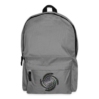 Spirale tourbillonnante de couleur - Sac à dos - gris éléphant - Devant