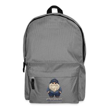 Plattdüütsch Edition: Oller Knust - Rucksack - Mittelgrau - Vorne