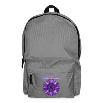 Dementia Blossom Trail Meet Them - Backpack - elephant grey - Front