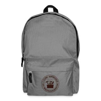 5 Sterne Handwerker 100% Problemlösungskompetenz - Rucksack - Mittelgrau - Vorne
