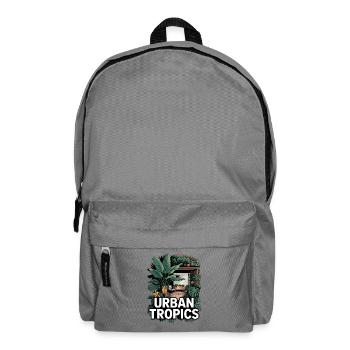 Urban Tropics Tropical Garden - Backpack - elephant grey - Front