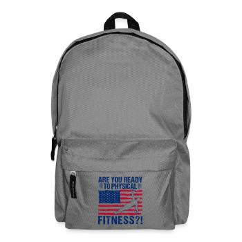 Fitness Fanatics Ready Physical Fitness - Sac à dos - gris éléphant - Devant