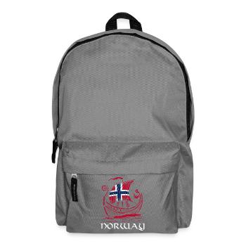 Vacances en Norvège dans les fjords de Norge Voyage en Scandinavie - Sac à dos - gris éléphant - Devant