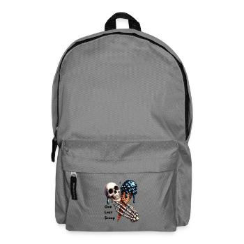 Crâne avec motif gothique de glace aux myrtilles - Sac à dos - gris éléphant - Devant