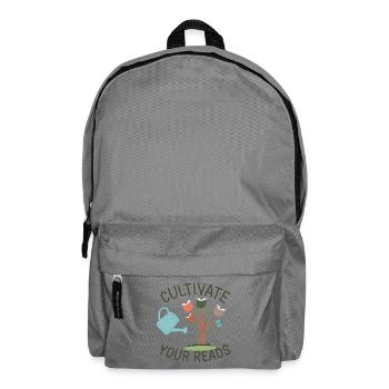 Reading Garden: Cultivate Reading - Backpack - elephant grey - Front