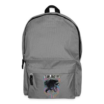 Jimothy Viraler Waschbär Lustiges Team Jimothy - Rucksack - Mittelgrau - Vorne