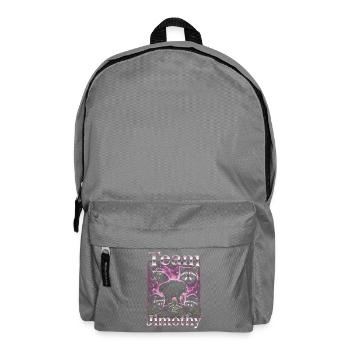 Jimothy Viraler Waschbär Lustiges Team Jimothy - Rucksack - Mittelgrau - Vorne