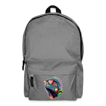 Iguanas Sayings Iguanas Funny Iguanas Gift - Backpack - elephant grey - Front