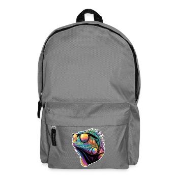 Dictons des iguanes, drôles d’iguanes, cadeau des iguanes. - Sac à dos - gris éléphant - Devant
