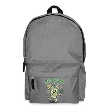 Bachelor Party Mojito Cocktail Bartender - Backpack - elephant grey - Front