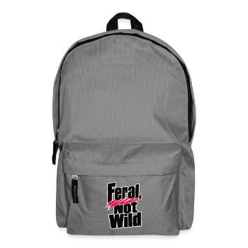 Wilde Freundin, Wilde Nicht Wilder Insider-Humor Gif - Rucksack - Mittelgrau - Vorne
