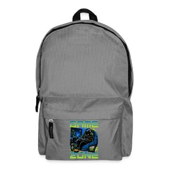 Gamer Gaming Cat Video Game - Rucksack - Mittelgrau - Vorne