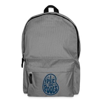 Pee in Pools Retro Pool Tee - Rucksack - Mittelgrau - Vorne