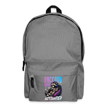Gamer Gaming Cat Video Game - Backpack - elephant grey - Front