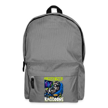 Gamer Gaming Cat Video Game - Rucksack - Mittelgrau - Vorne
