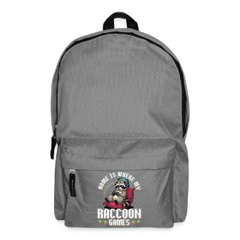 Gamer Gaming Cat Video Game - Rucksack - Mittelgrau - Vorne