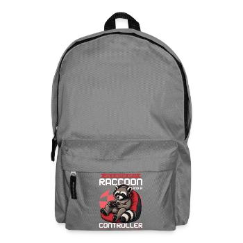 Gamer Gaming Cat Video Game - Backpack - elephant grey - Front