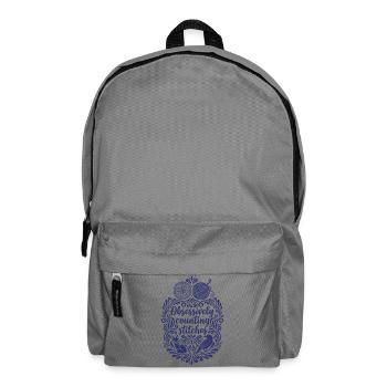 Obsessiv Maschen zählen, lustiger Häkelliebhaber - Rucksack - Mittelgrau - Vorne