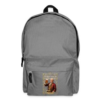  Der Röbel Reiche Mir Den Gerstensaft Bier 2026 - Rucksack - Mittelgrau - Vorne